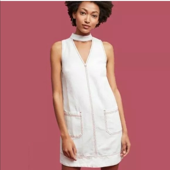 anthropologie denim dress